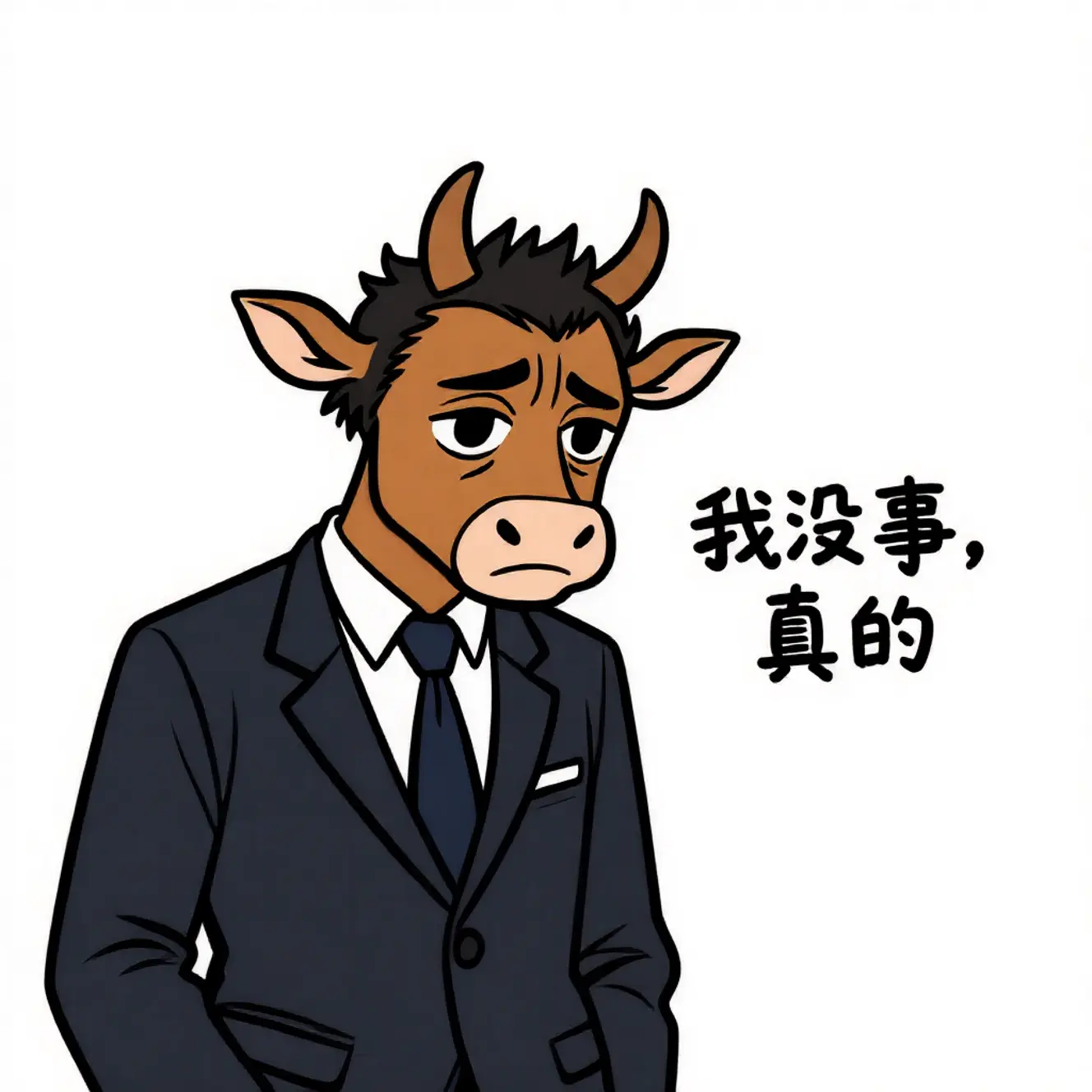 我没事，真的