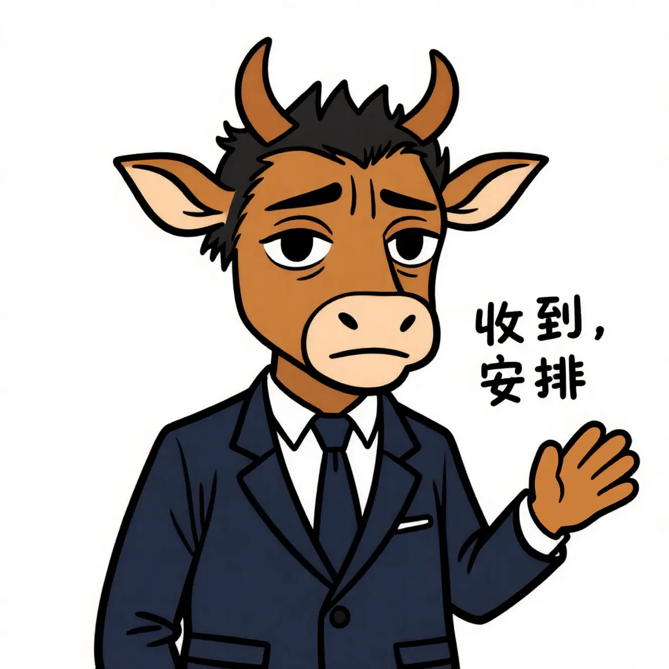 收到，安排